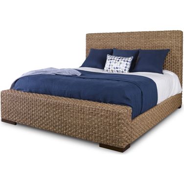 Abaco King Bed In Dark Brown