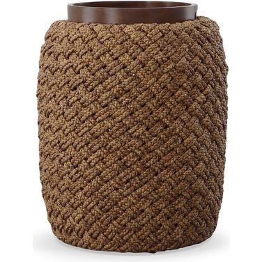 Abaco Side Table In Dark Brown