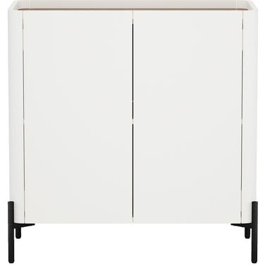 Abbey Accent Cabinet In Maple and Off White
