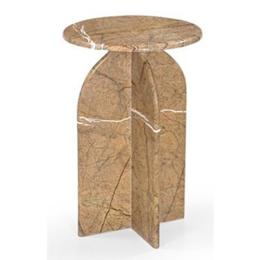 Abbey Amber Accent Table In Brown