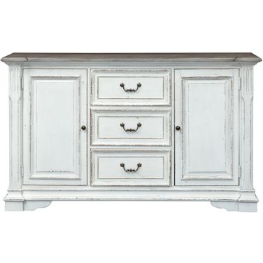 Abbey Park Antique White Buffet