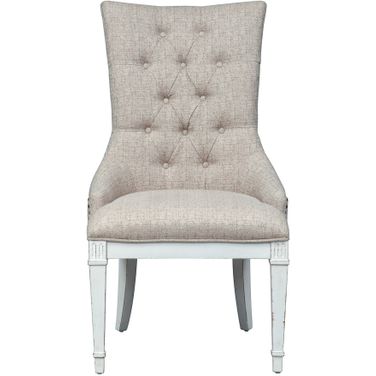 Abbey Park Antique White Hostess Chair set of 2