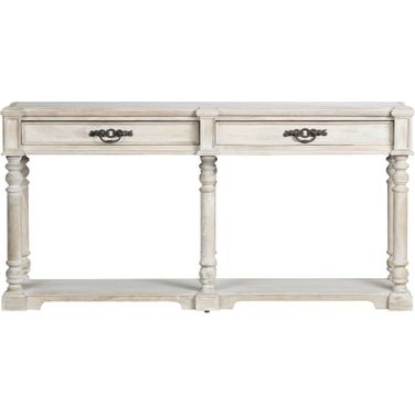 Abbott Console Table In White and Cream