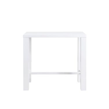 Abby 47 Inch Bar Table In High Gloss White