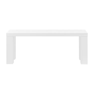 Abby 49 Inch Bench In High Gloss White