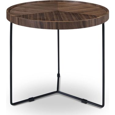 Abby Walnut Large End Table