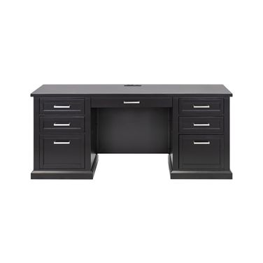 Abby Wood Desk In Black