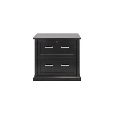 Abby Wood Lateral File In Black