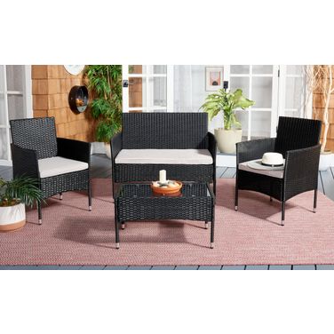 Abdul 4Pc Living Set in Light Grey