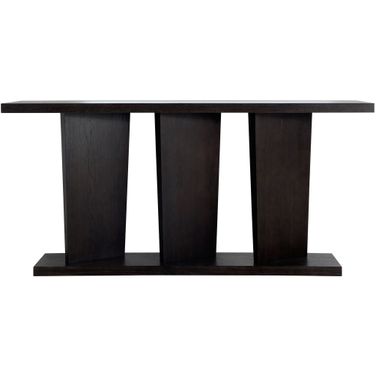 Aberdeen Console Table In Brushed Black