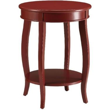 Aberta Red Side Table