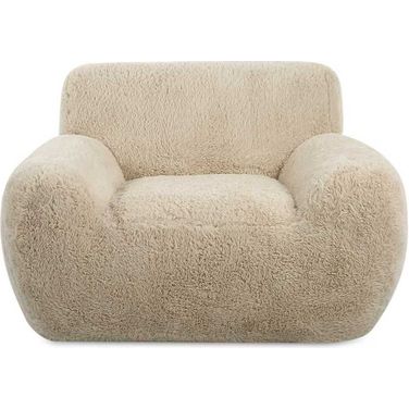 Abide Sheepskin Accent Chair In Brown