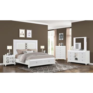 Abigale Bedroom Set In White