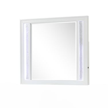 Abigale Mirror In White