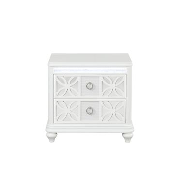 Abigale Nightstand In White