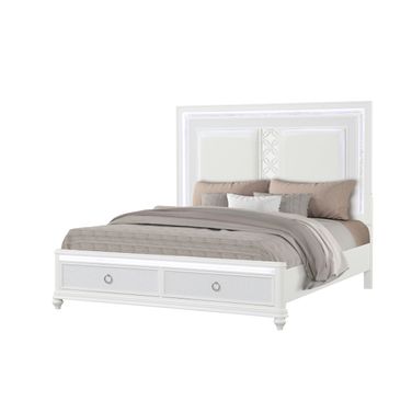 Abigale Queen Bed In White
