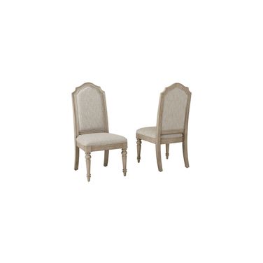 Abington Upholstered Dining Side Chair Set of 2 in Linville Oak