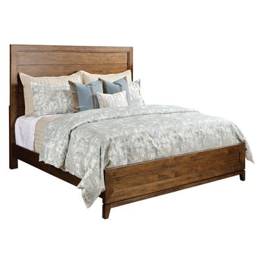 Schafer Queen Panel Bed In Warm Brunette
