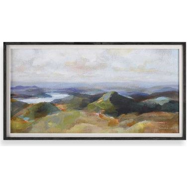 Above The Lakes Framed Landscape Print In Multi