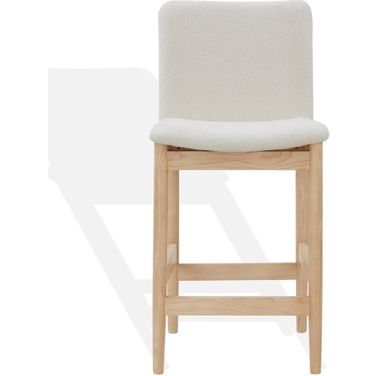 Abriella Boucle Counter Stool In Cream and Natural