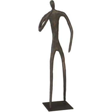 Abstract Figure On Metal Base In Bronze TH96034
