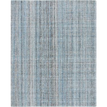 Abstract Hand Tufted Blue and Multi 11' x 15' Oversized Rugs