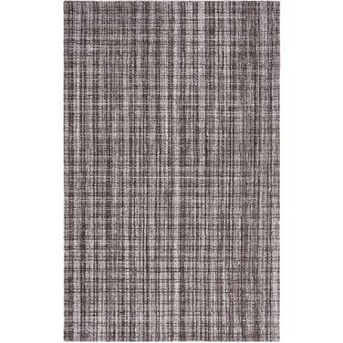 Abstract Hand Tufted Brown and Grey 9' x 12' Large Rectangle Rugs