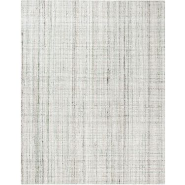 Abstract Hand Tufted Green and Sage 11' x 15' Oversized Rugs