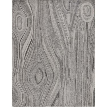 Abstract Hand Tufted Grey 8' x 10' Medium Rectangle Rugs