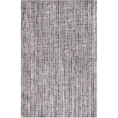 Abstract Hand Tufted Grey and Brown 9' x 12' Large Rectangle Rugs