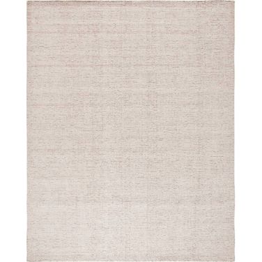Abstract Hand Tufted Ivory and Beige 11' x 15' Oversized Rugs