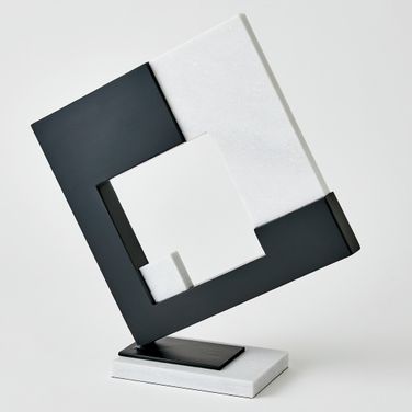 Abstract Sculpture In Black
