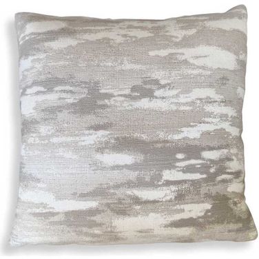 Abstract Waves Outdoor Pillow In Brown