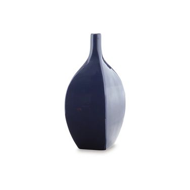 Abtinson 12 Inch Vase In Navy