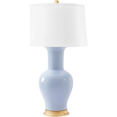 Acacia Lamp Without Shade In Perriwinkle Blue