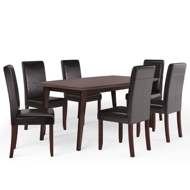 Acadian/Draper 7-Piece Dining Set In Tanners Brown