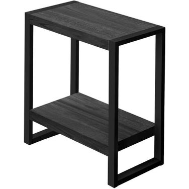 Accent Table In Black Reclaimed Wood Look I 2862