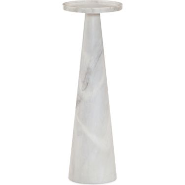 Accent Table In White and Grey