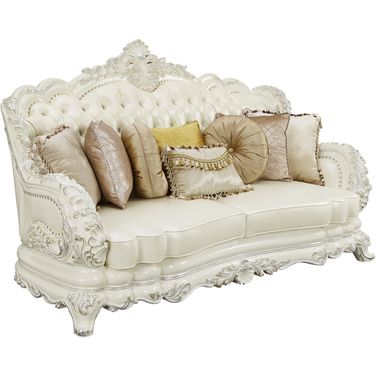 Acme Adara Sofa With 7 Pillows