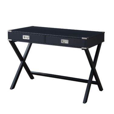 Acme Amenia Writing Desk In Charcoal Finish