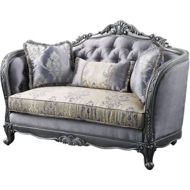 Acme Ariadne Loveseat With 3 Pillows