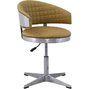 Acme Brancaster Adjustable Chair With Swivel In Chrome