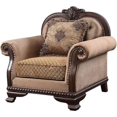 Acme Chateau De Ville Chair With 1 Pillow