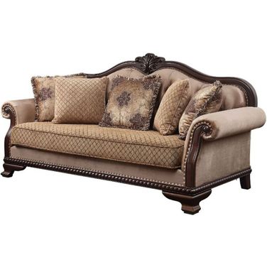 Acme Chateau De Ville Sofa With 5 Pillows 58265