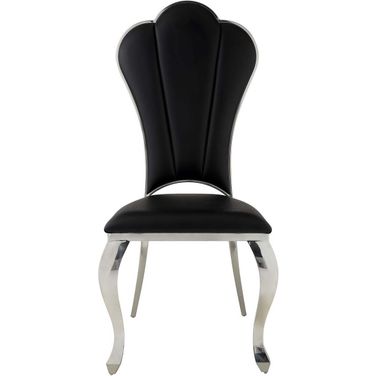 Acme Cyrene Side Chair Set Of 2 In Black