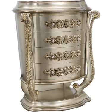 Acme Danae Chest In Champagne and Gold Finish