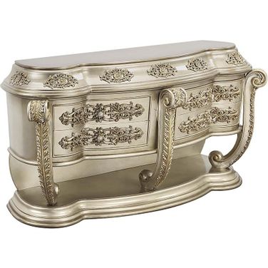 Acme Danae Server In Champagne And Gold Finish
