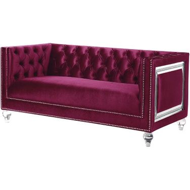 Acme Heibero Loveseat With 2 Pillows LV01401