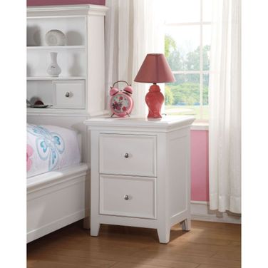 Acme Lacey Nightstand In White