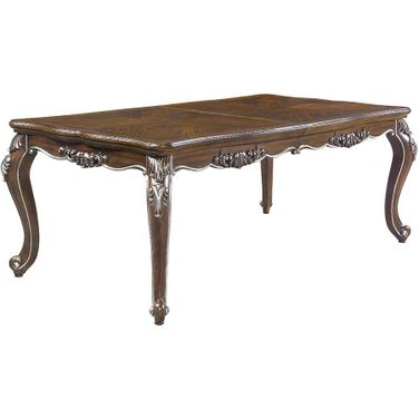 Acme Latisha Dining Table In Antique Oak Finish